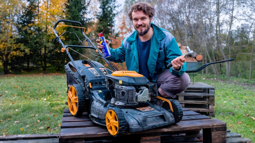 Zazimování zahradní sekačky