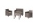 VespaGarden Zahradní sestava Emma 2 seater set pro 4 osoby - cappuccino