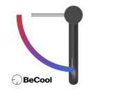 Ravak ES 014.61RGB Umyvadlová stojánková baterie BeCool 250 mm bez výpusti, růžové zlato kartáčované