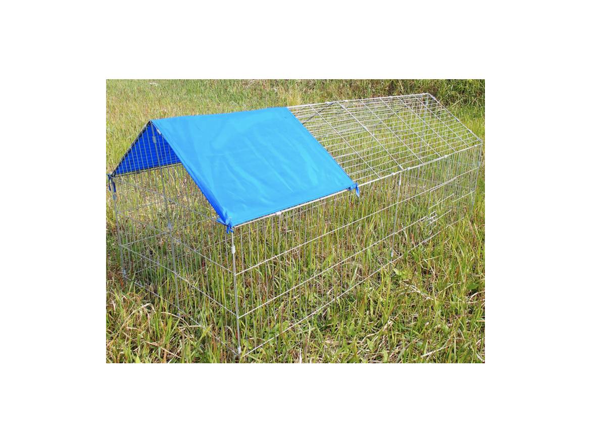 Scobax Venkovní výběh velikost S - pro drůbež a králíky, 1800 x 750 x 750 mm s plachtou