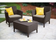 Keter Balkónový set Salemo - hnědá / béžová