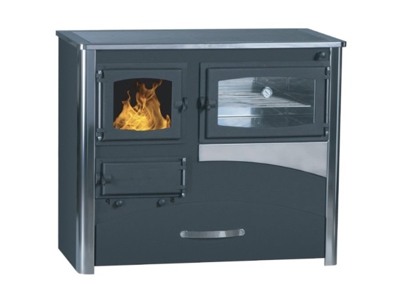 Sporák na tuhé palivá Abc Concept 2 Air 12kW INOX