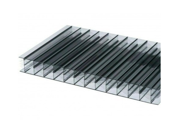 Polykarbonátová komôrková doska Arla Plast Polykarbonátová komůrková deska 16 MM ANTRACIT, 5X struktura