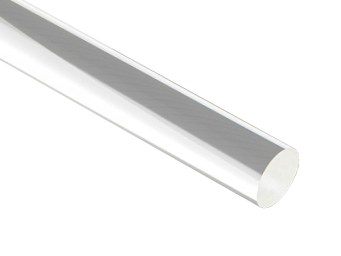 Extrudovaná lesklá plexi tyč Plexiglas XT