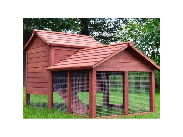 Scobax Dřevěná králíkárna BEROUN, 1560x880x980 mm