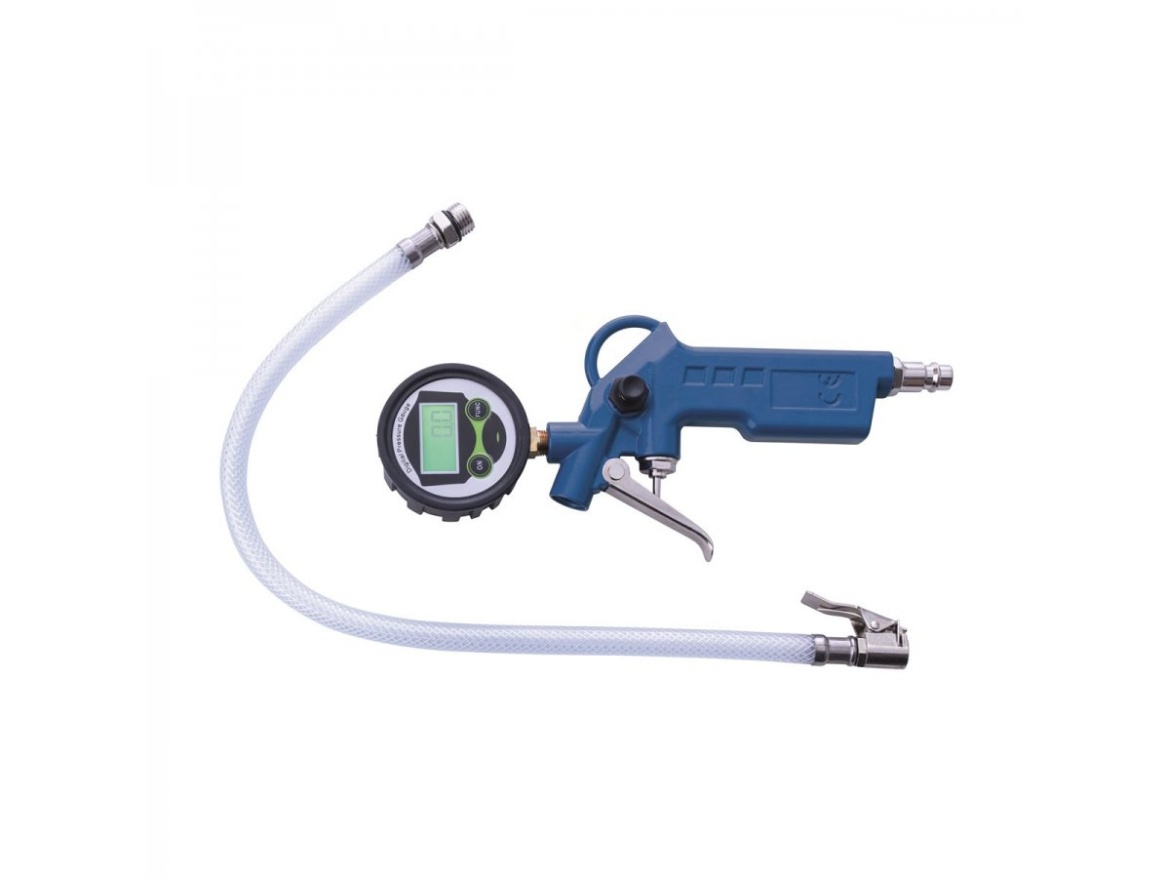 Scheppach Vzduchová pistole s digitálním manometrem