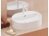 Ravak Umývadlo Ceramic Slim Shelf O 55, s otvorom pre batériu, s prepadom, biela matná