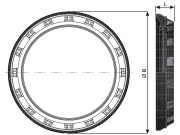 Těsnění zámkové PAM Blutop Vi