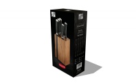G21 Sada nožů  Gourmet Rustic 5 ks + bambusový blok