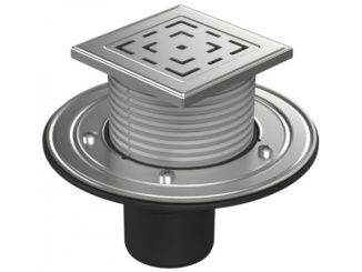 Technická sanita –  Chuděj PVSU 75 (univerzální) 125 x 125 mm, plast, Labyrinth, K3, ano