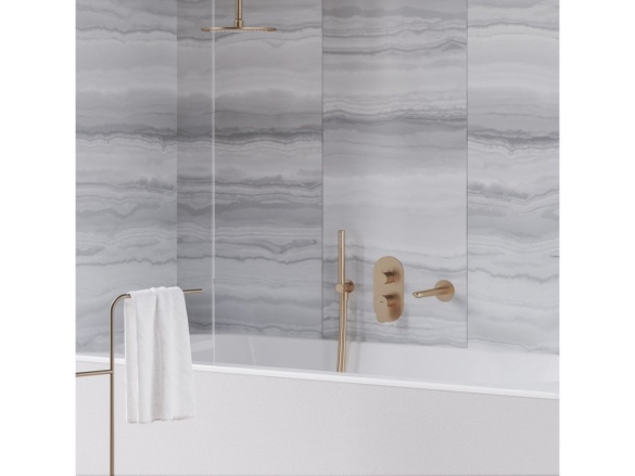 Ravak EL 068.60RGB.O3.RB07F Podomietková batéria 3-cestná pre R-box, ružové zlato kefované