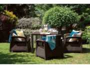 Keter Zahradní set  Corfu II Fiesta - hnědý