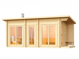 Vonkajšie sauny –  Tuindeco Tampere XL 40