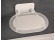 Ravak Sedadlo Chrome, clear/biela