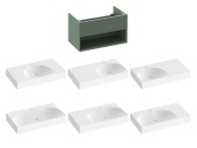 Ravak SD Lite 80 skříňka pod umyvadlo Smoke Grey