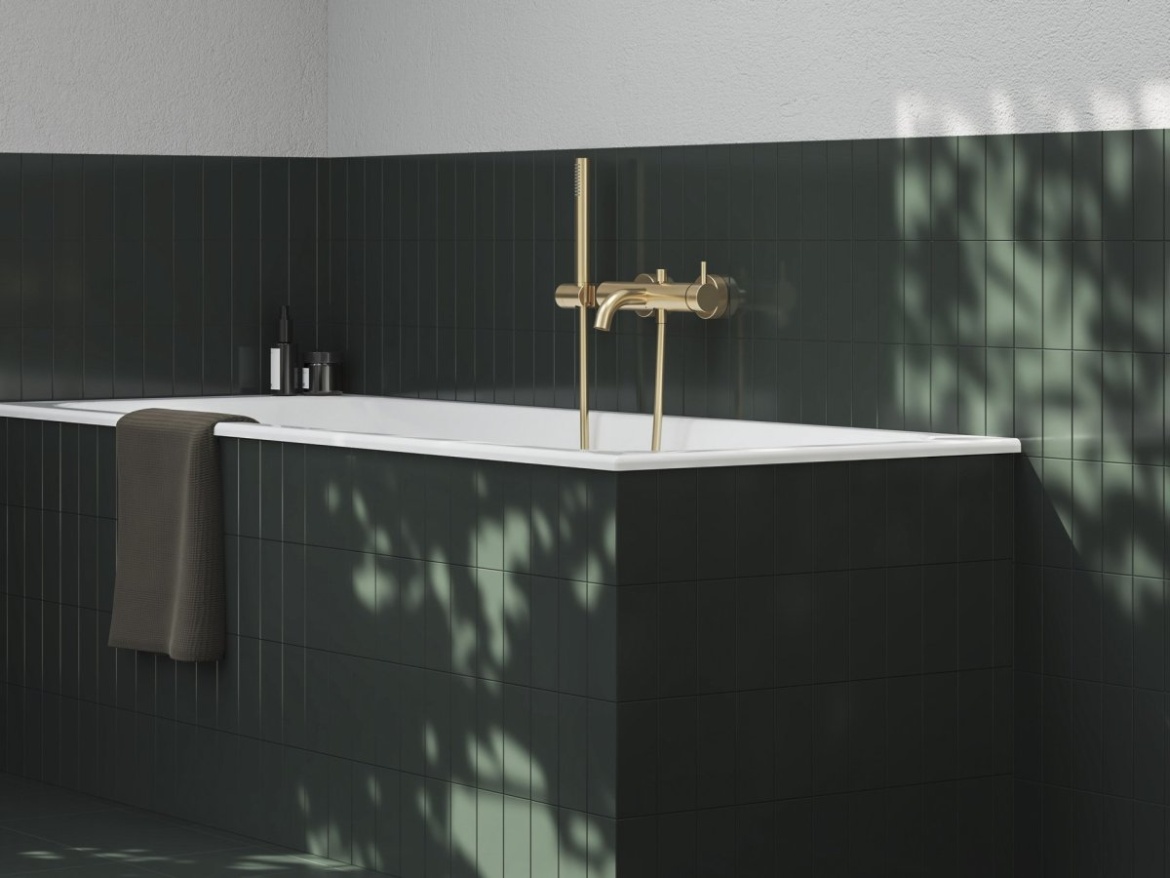 Ravak 611.60GLB Držák sprchy, polohovatelný, Gold Brushed