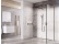 Ravak Walk-In Corner Set 120x80, čierna+transparent
