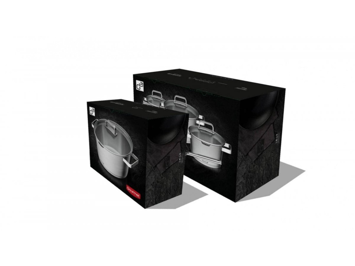 G21 Sada nádobí  Gourmet Magic s hrncem navíc, 11 dílů, nerez