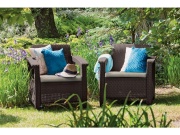 Keter Zahradní sada Corfu II DUO - 75 x 70 x 79cm - hnědá / béžová