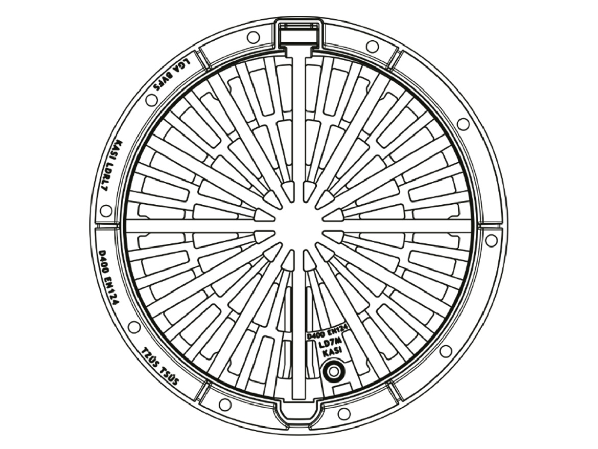 Vtoková mříž Kasi KDL7MB