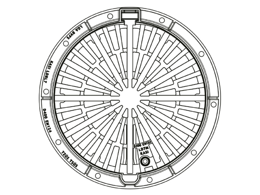 Vtoková mříž Kasi KDL7MB