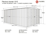 Plechová garáž Globel Maxi