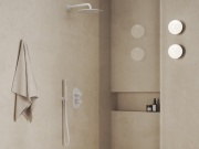 Ravak ES 063.60RGB.O2.RB07C Termostatická podomítková baterie 2-cestná bez tělesa, Rose Gold Brushed