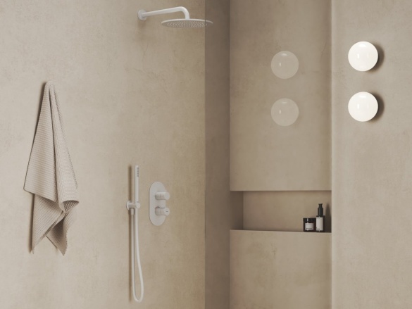 Ravak ES 063.60RGB.O2.RB07C Termostatická podomítková baterie 2-cestná bez tělesa, Rose Gold Brushed