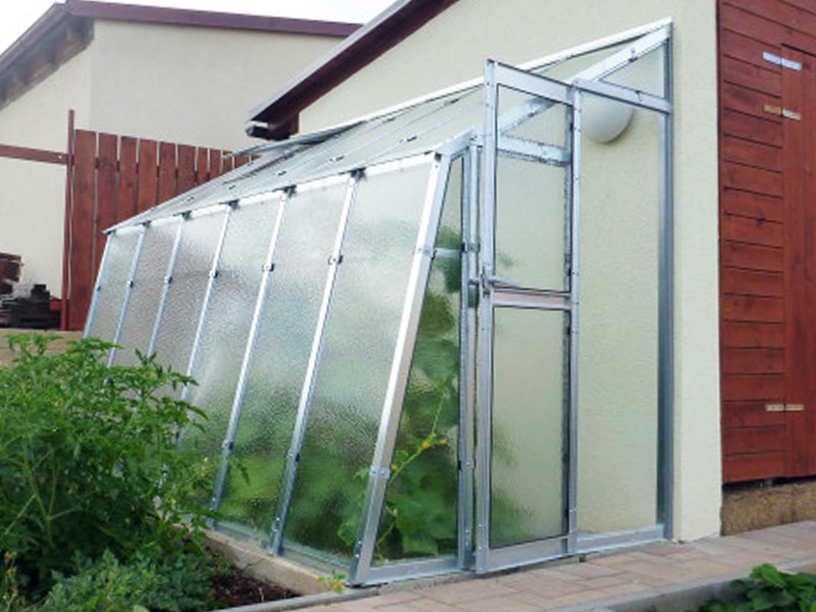 Skleník ke zdi Limes Variant C