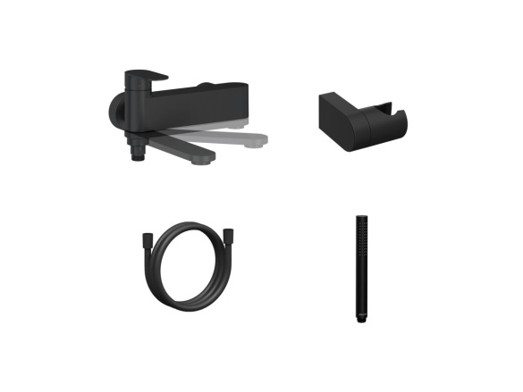 Ravak CR II 022.00CRS.+S Vaňová nástenná batéria so sprchovým setom, chróm