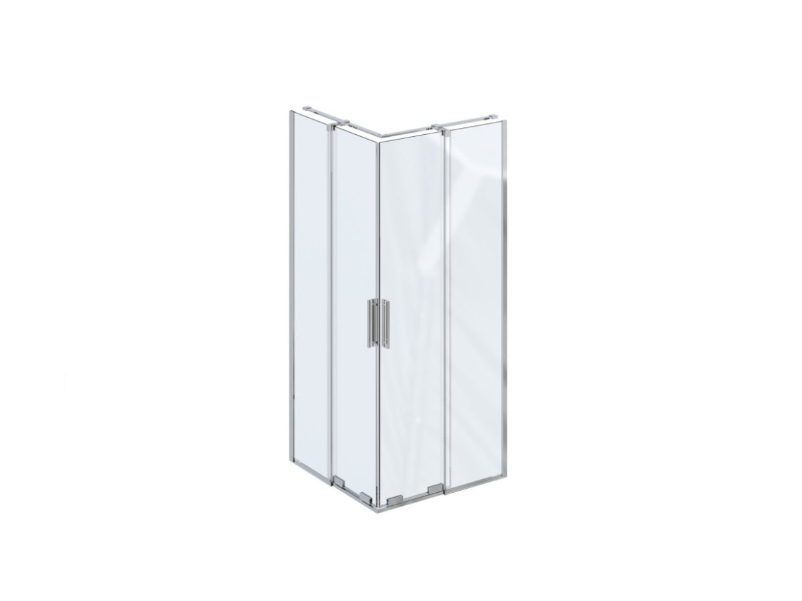 Ravak RORV2 90x90, čierna+transparent