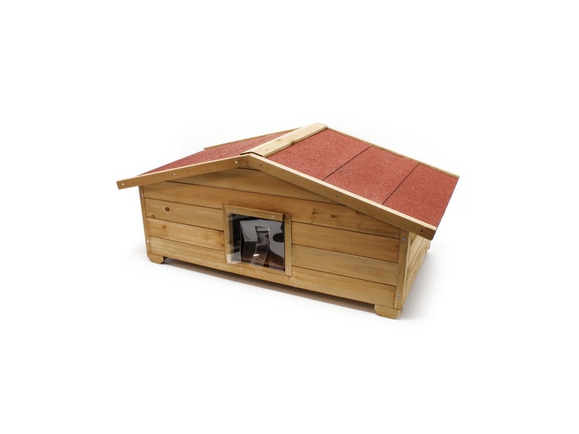 Scobax Zateplená bouda - kočičí domeček, 99 x 52 x 41.5 cm - Micka L