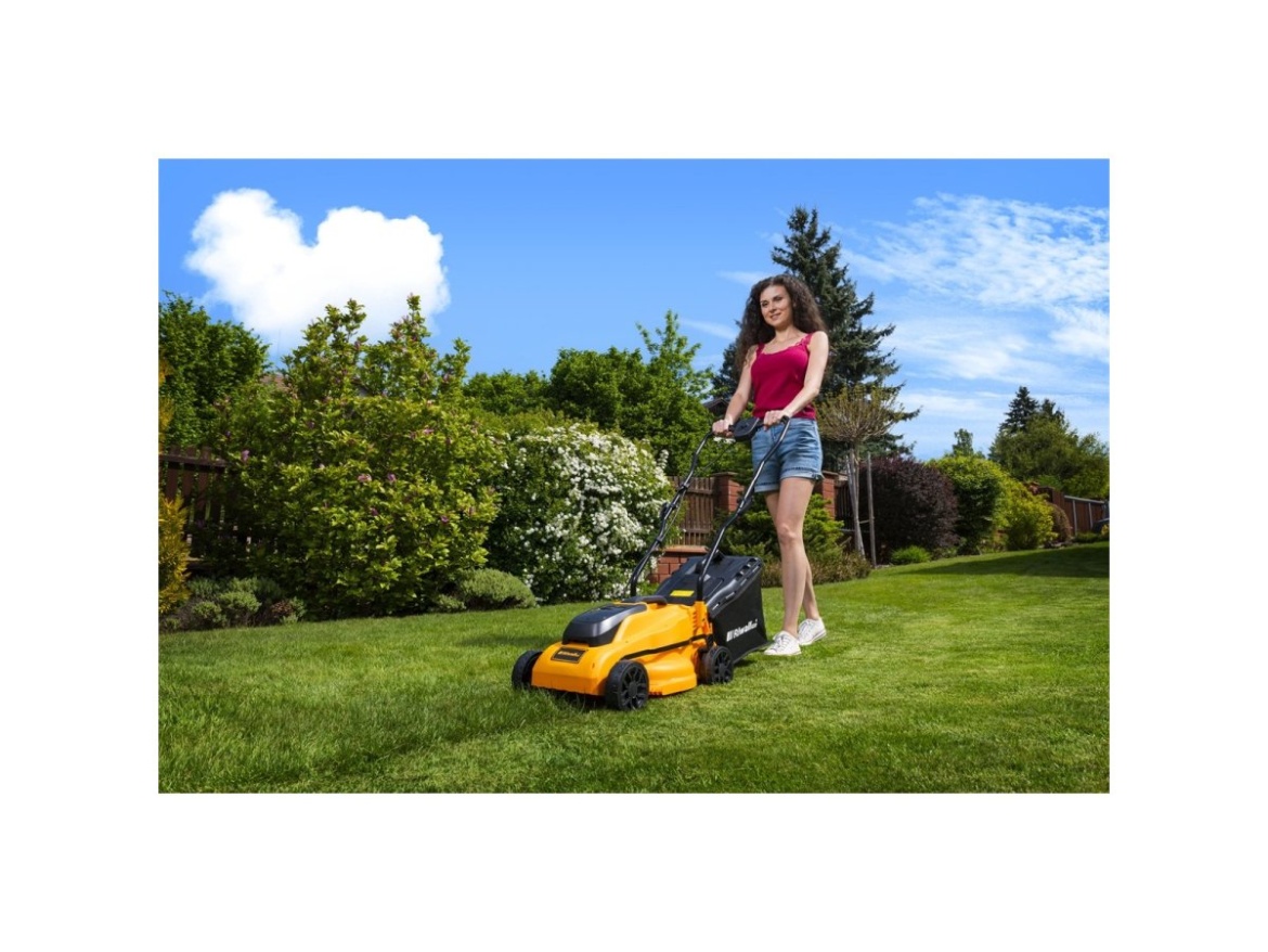 Akumulátorová trávna kosačka + 1x 4Ah batéria + 1x nabíjačka 20 V Riwall PRO RALM 3320i SET