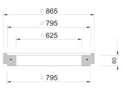 Vyrovnávací prstenec Kasi AR-V