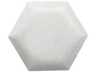 Čalouněné panely –  Riwiera Hexagon 6x15 cm svetlo béžová