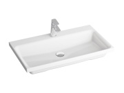 Ravak Umyvadlo Comfort 80, s otvorem pro baterii, bez přepadu, bílá