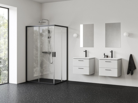 Ravak NBLRV2K 120, černá+transparent