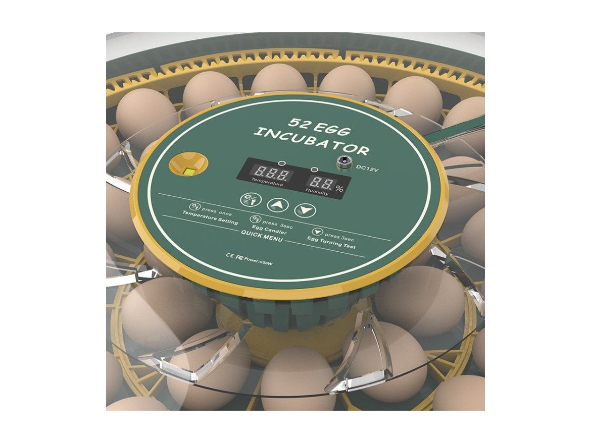 Scobax Automatická líheň na drůbež AGROFORTEL 52H – pro 52 vajec