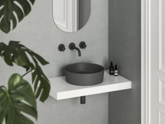 Umyvadla –  Ravak Umyvadlo Uni Slim 40, bez otvoru pro baterii, bez přepadu, bílá matná