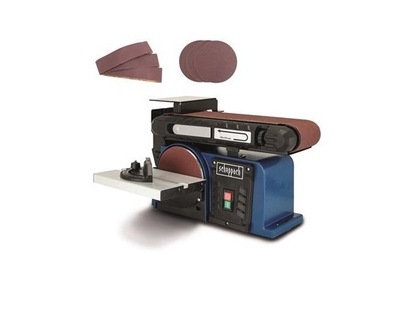 Multifunkční pásová a čelní bruska Scheppach BTS 900