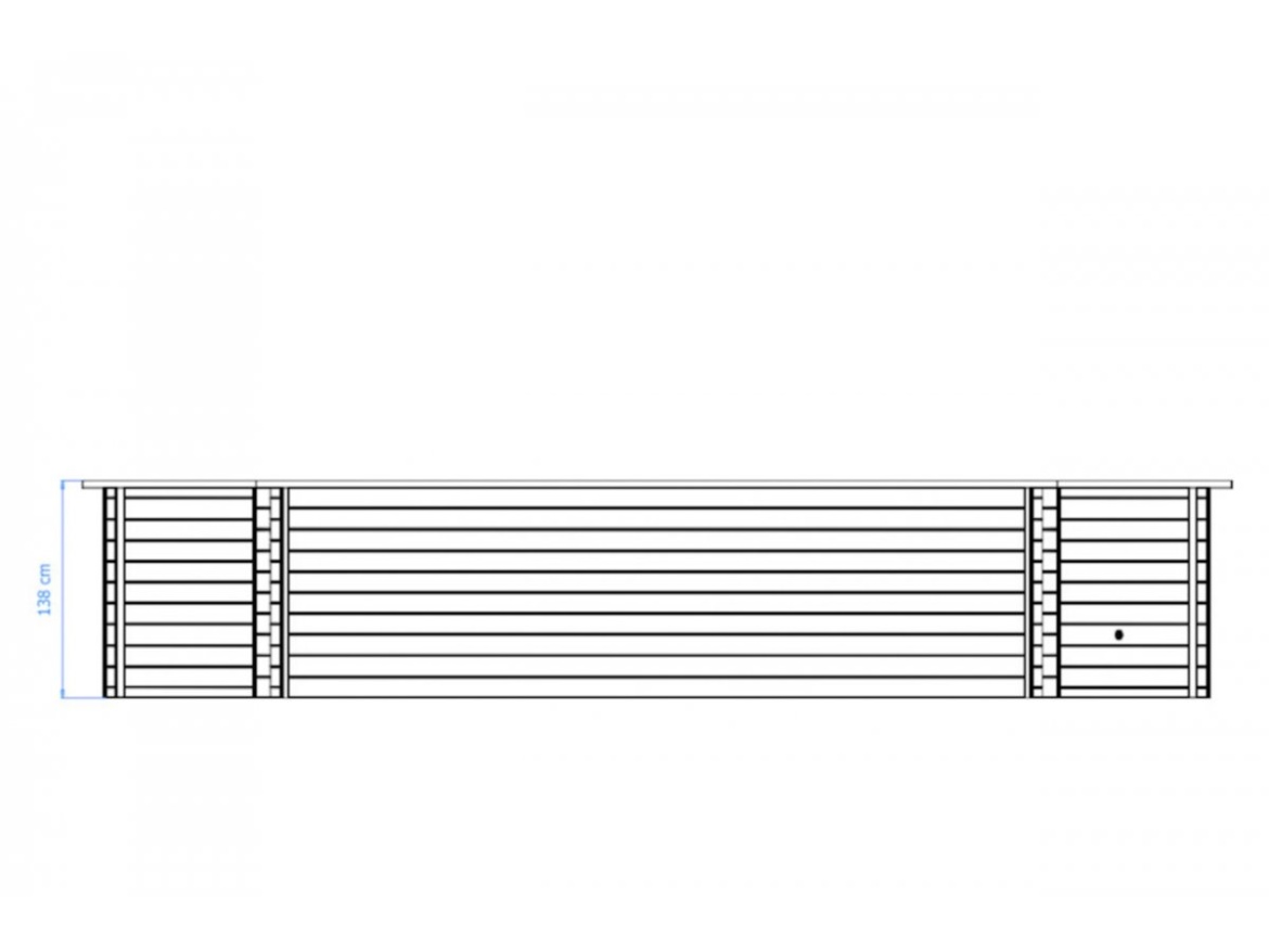 Zahradní bazén Tuindeco Porto Marie