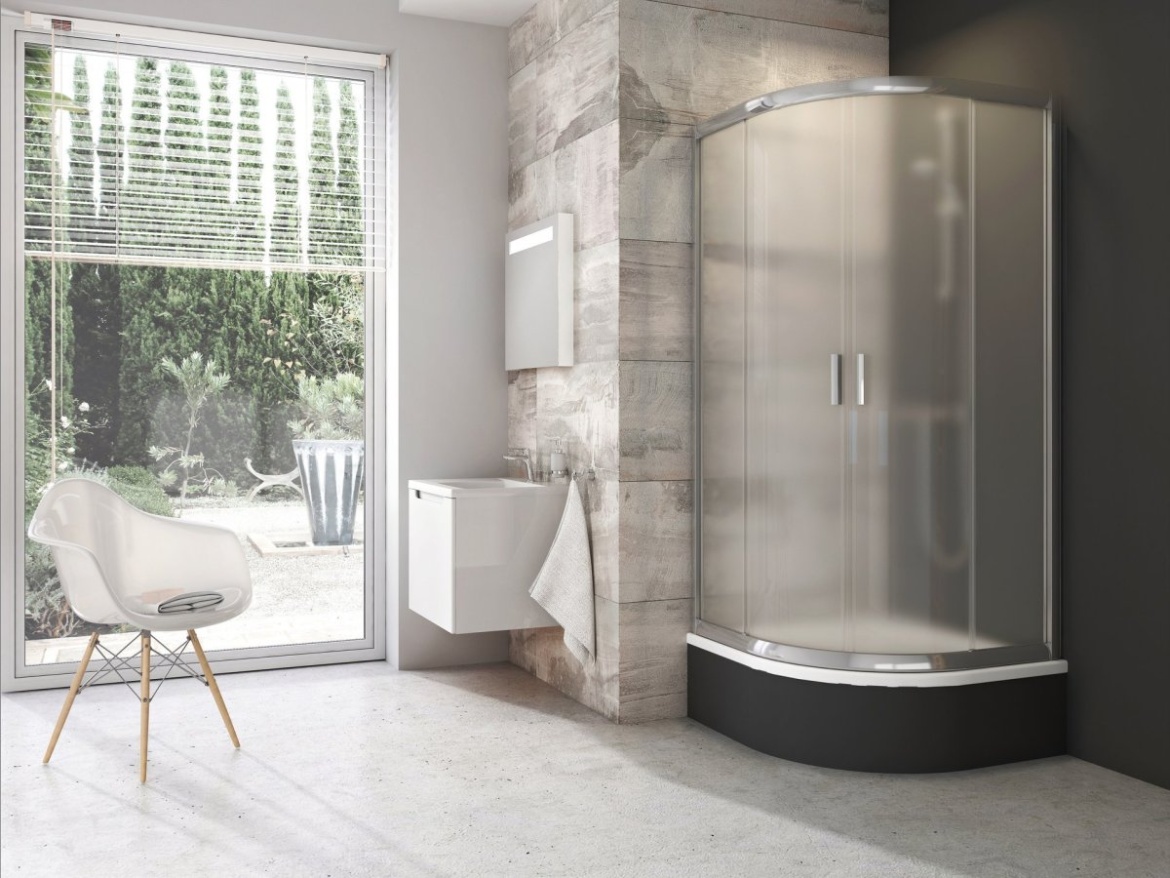 Ravak BLCP4 Sabina 80x80, lesk+transparent