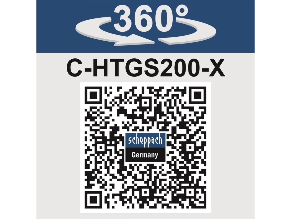 20 V-os IXES akkus fű- és bokornyíró olló (akkumulátor és töltő nélkül) Scheppach C-HTGS200-X