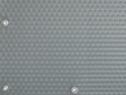 Balkónová zástena s kovovými okami Scobax Balcony eyelet