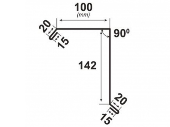 Vrchné lemovanie štítu Covernit Classic