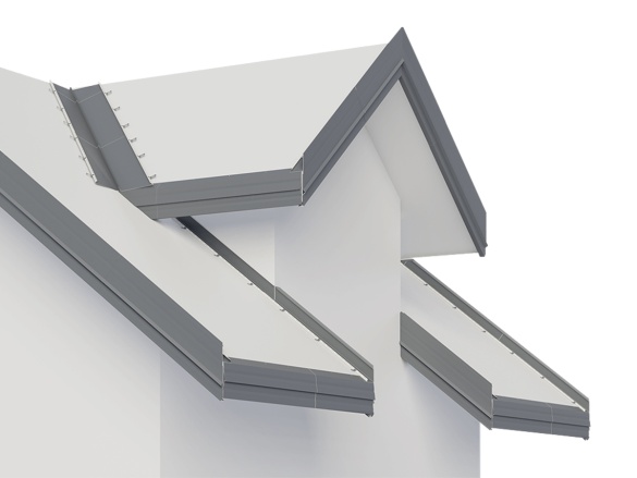 Vnější závětrná lišta Budmat WZ 224 L/P