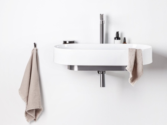 Ravak Umyvadlo Yard 80, s otvorem pro baterii, bez přepadu, Deepsea Blue