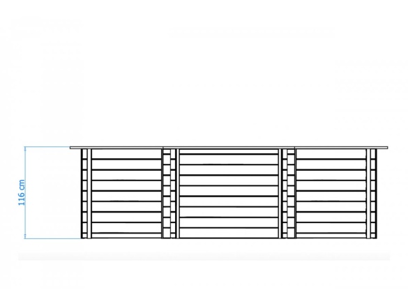 Zahradní bazén Tuindeco Cabana Beach