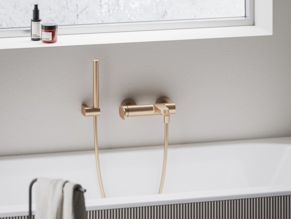 Ravak EL 022.60RGB Vanová nástěnná baterie bez sprchového setu, Rose Gold Brushed