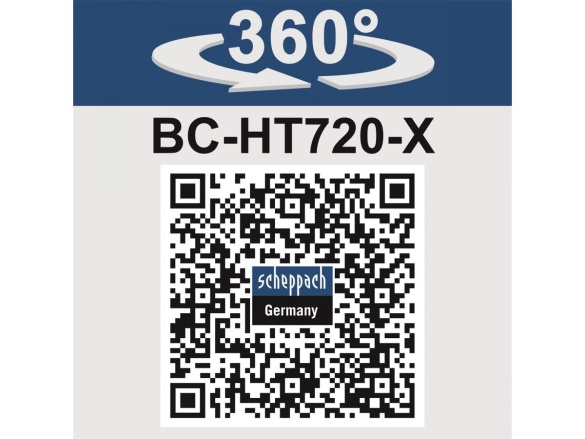 2x20 V IXES aku plotostřih (bez baterie a nabíječky) Scheppach BC-HT720-X